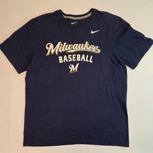 Nike Milwaukee Brewers Baseball T-Shirt – Size XL - Like New
